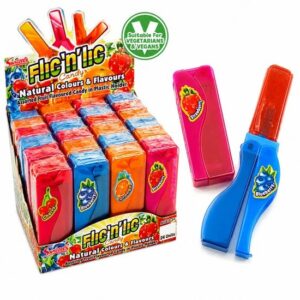 Swizzels UK Flic 'N" Lic Folding Lollipop Candy 24ct